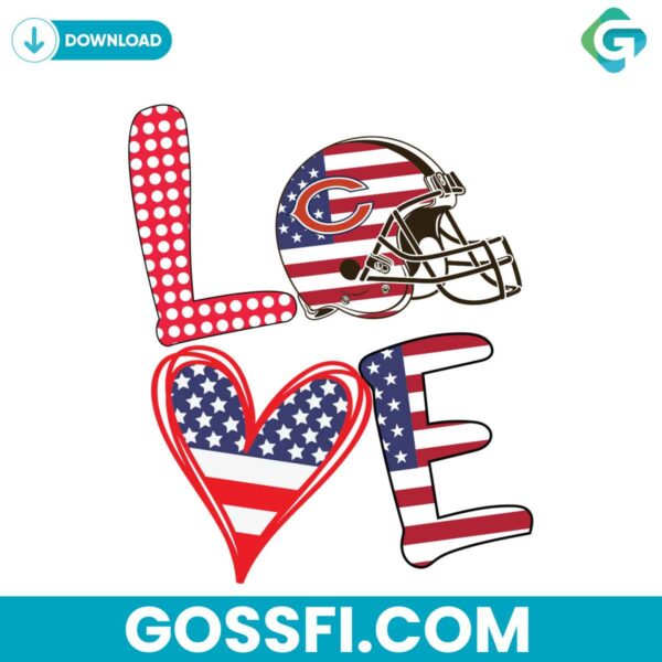 independence-day-love-chicago-bears-svg