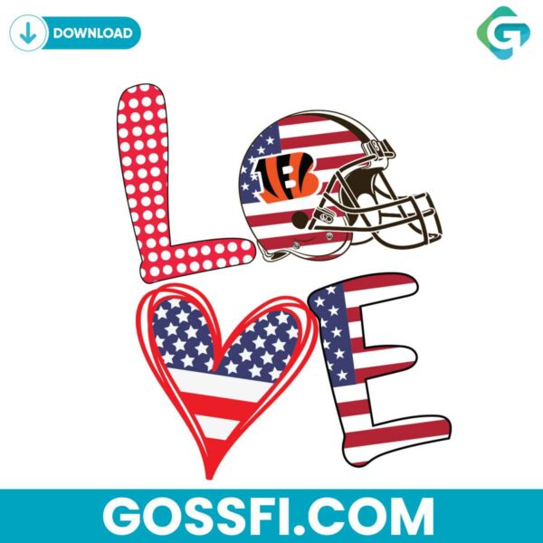 independence-day-love-cincinnati-bengals-svg