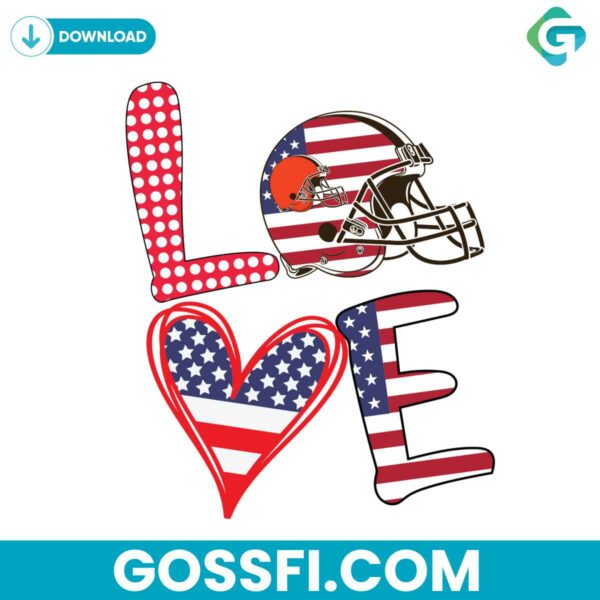 independence-day-love-cleveland-browns-svg