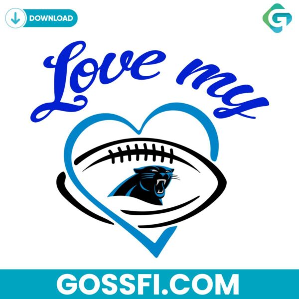 love-my-carolina-panthers-svg