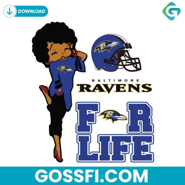 baltimore-ravens-for-life-svg-digital-download