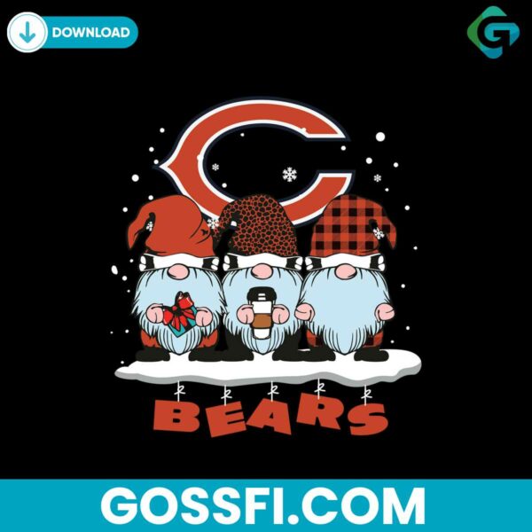 chicago-bears-gnomes-svg-digital-download