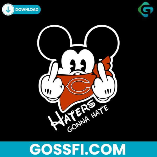 mickey-mouse-haters-gonna-hate-chicago-bears-svg