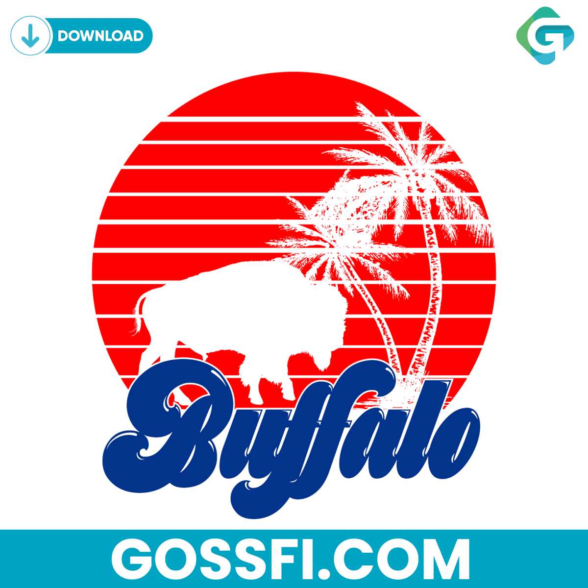 retro-coconut-tree-buffalo-svg-digital-download