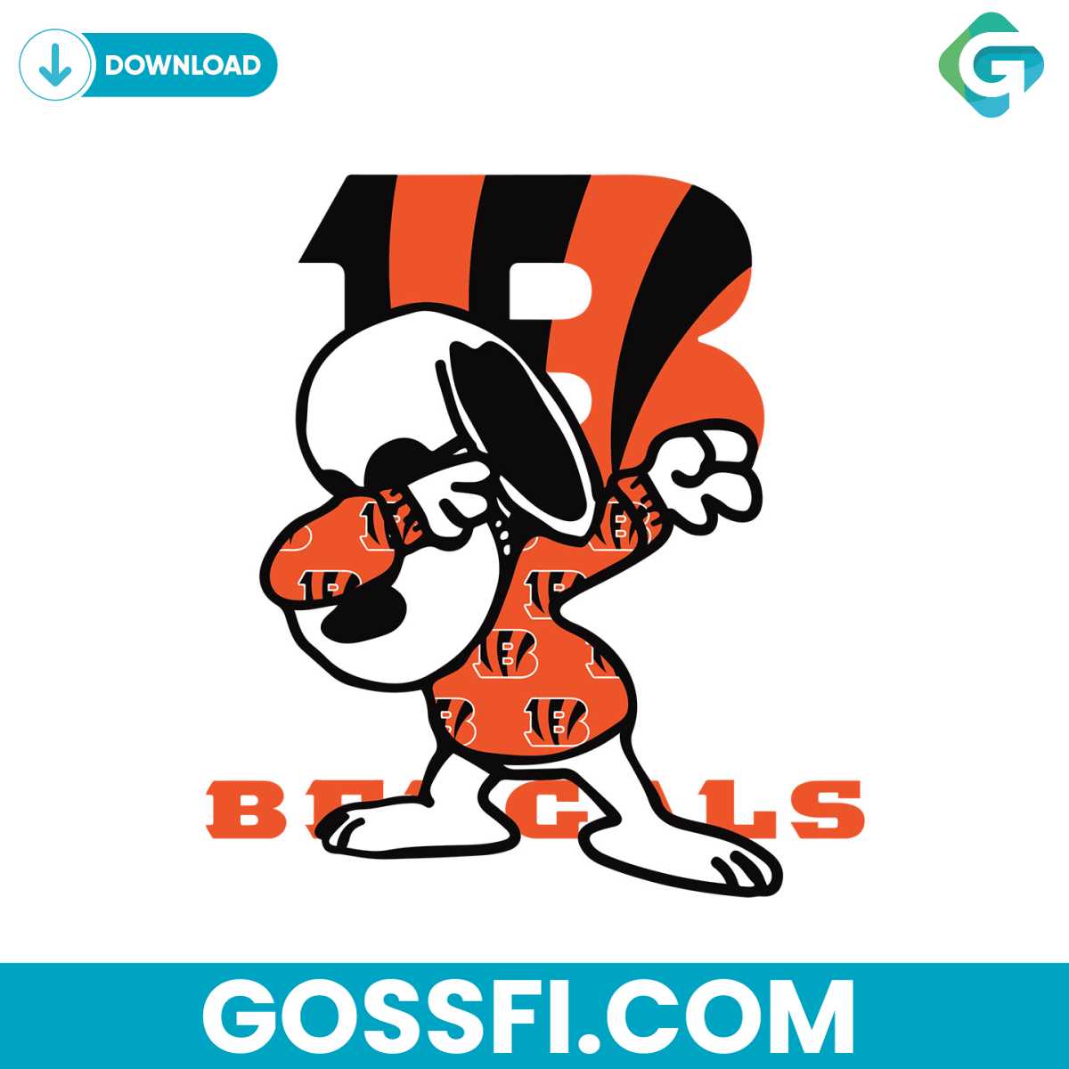 bengals-snoopy-svg-digital-download