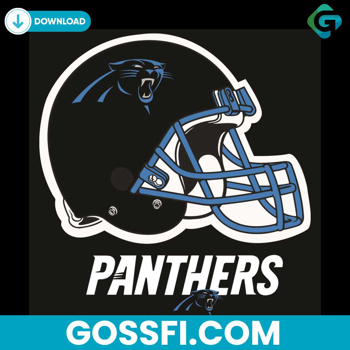 logo-carolina-panthers-helmet-svg