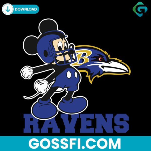 mickey-mouse-ravens-svg-digital-download