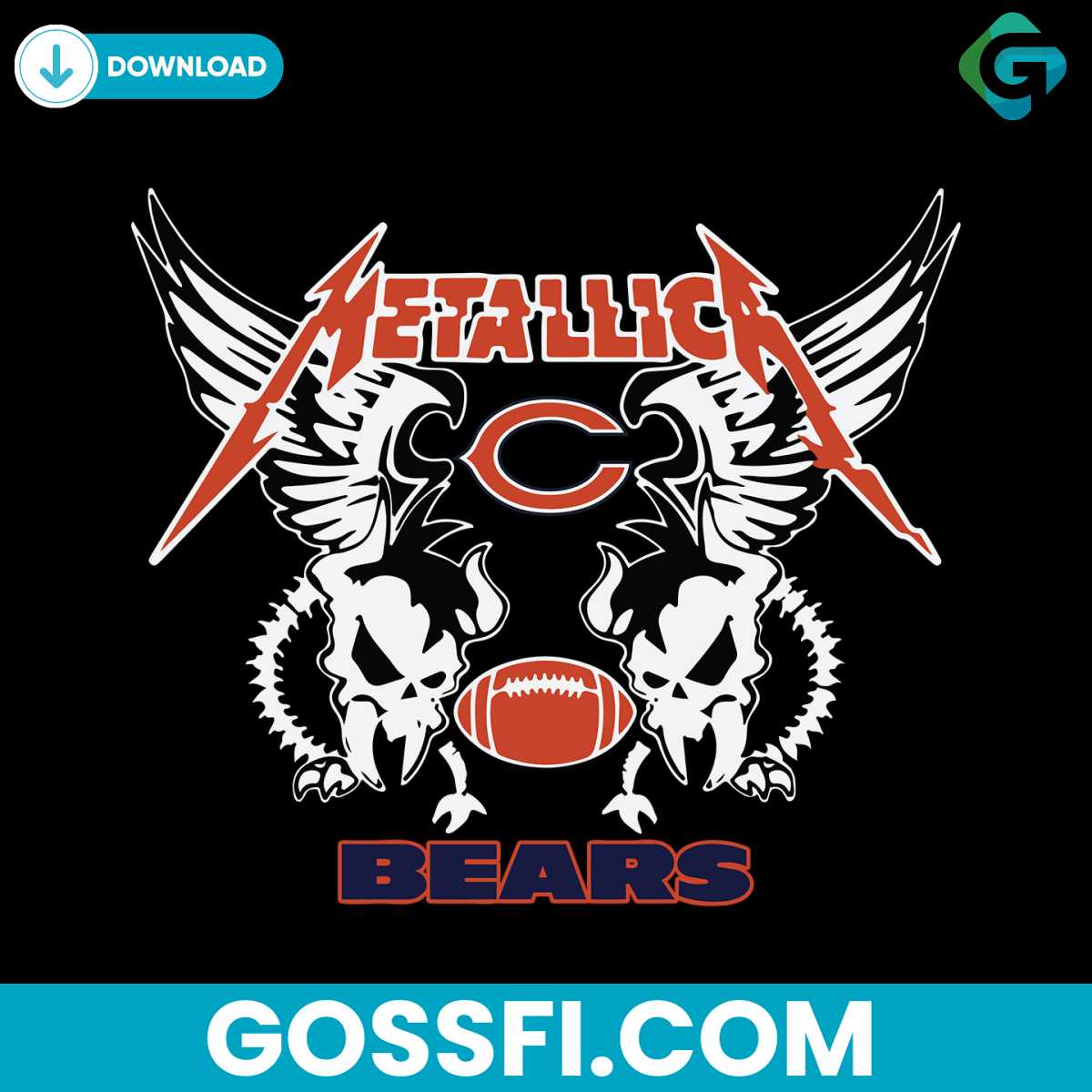 metallica-bears-svg-digital-download