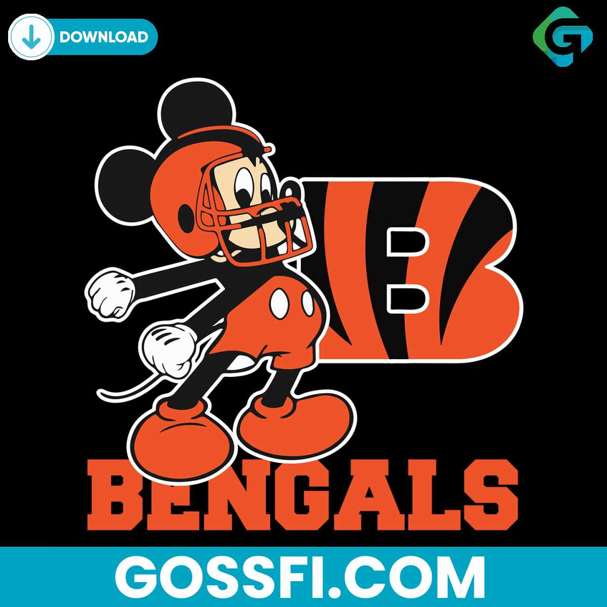 mickey-mouse-bengals-svg-digital-download