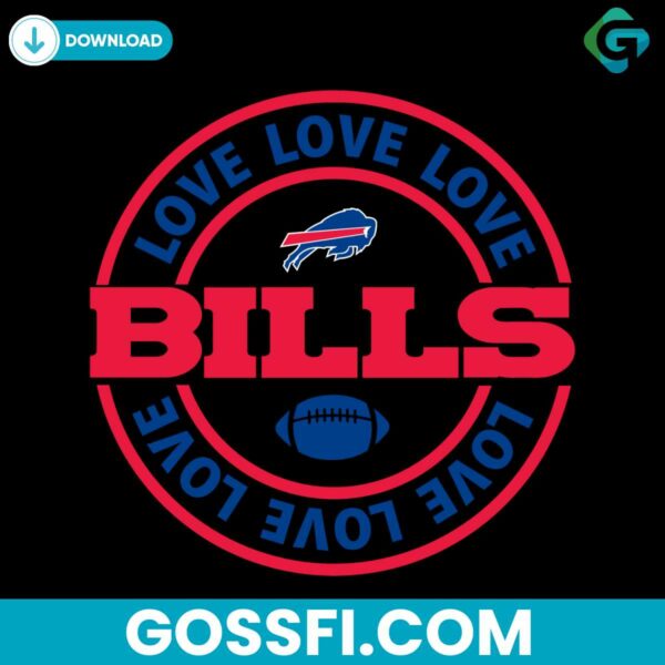 love-buffalo-bills-svg-digital-download