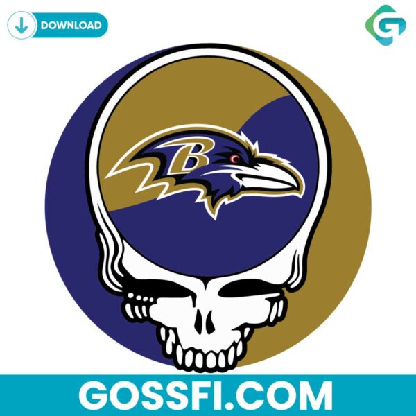 baltimore-ravens-skull-svg-digital-download