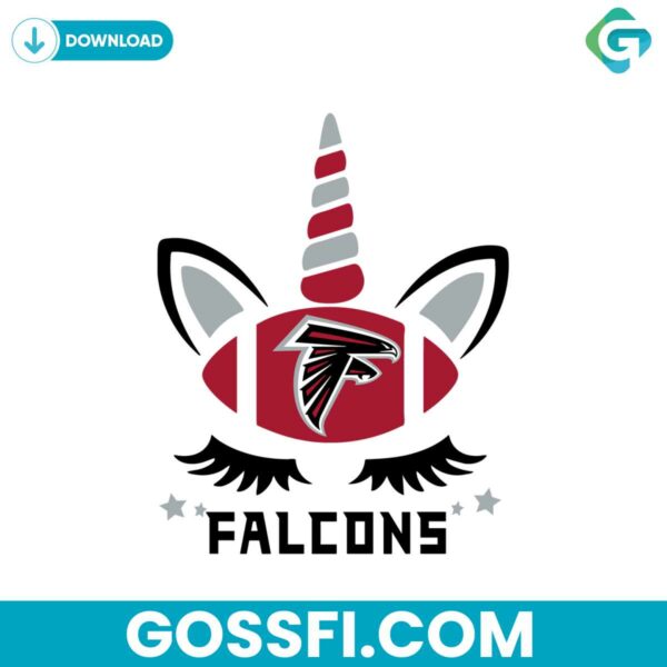 atlanta-falcons-unicorn-svg-cricut-digital-download