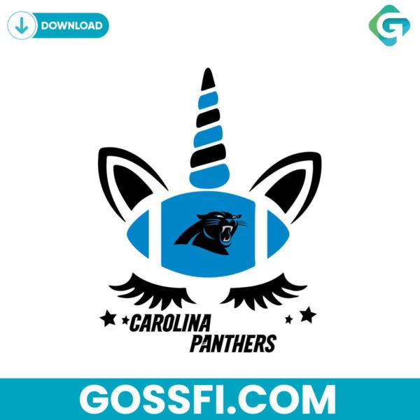 carolina-panthers-unicorn-svg-cricut-digital-download