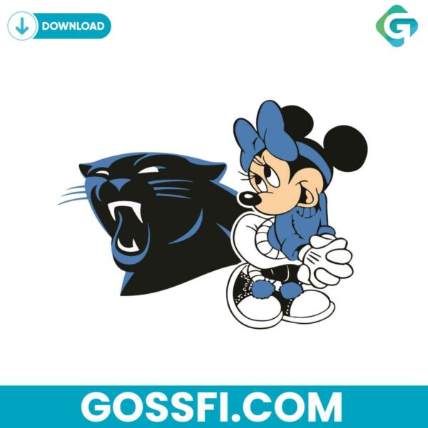 carolina-panthers-minnie-svg-digital-download