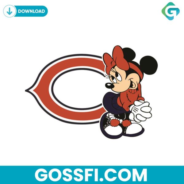 chicago-bears-minnie-svg-digital-download