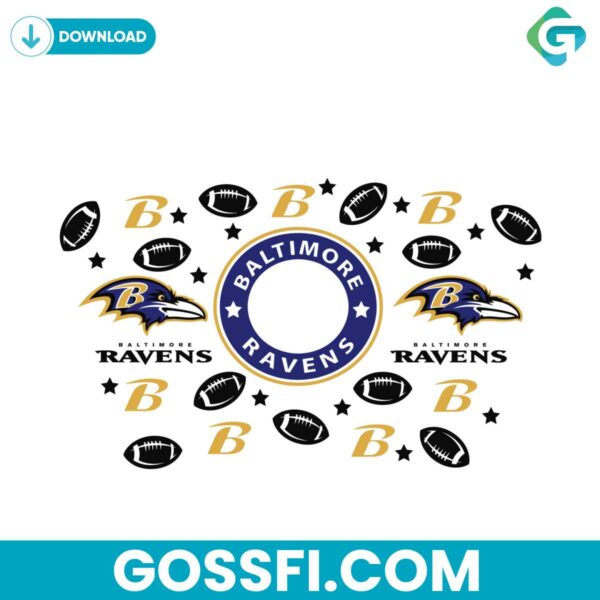 baltimore-ravens-starbucks-wrap-svg