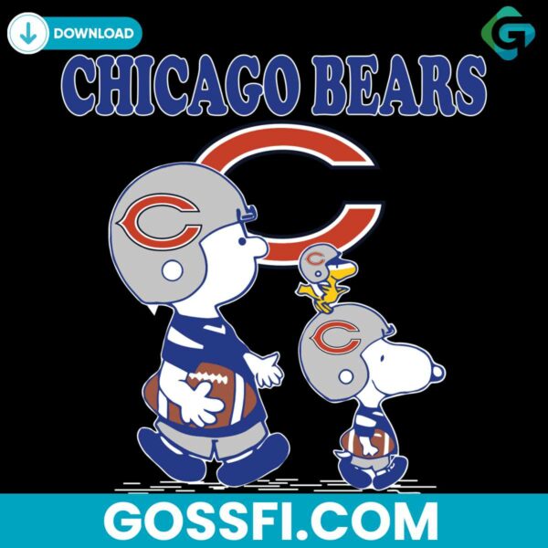 chicago-bears-charlie-brown-and-snoopy-svg