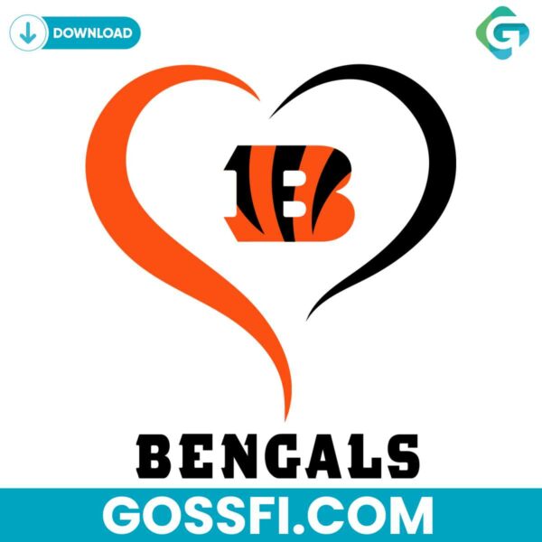 love-cincinnati-bengals-svg-digital-download