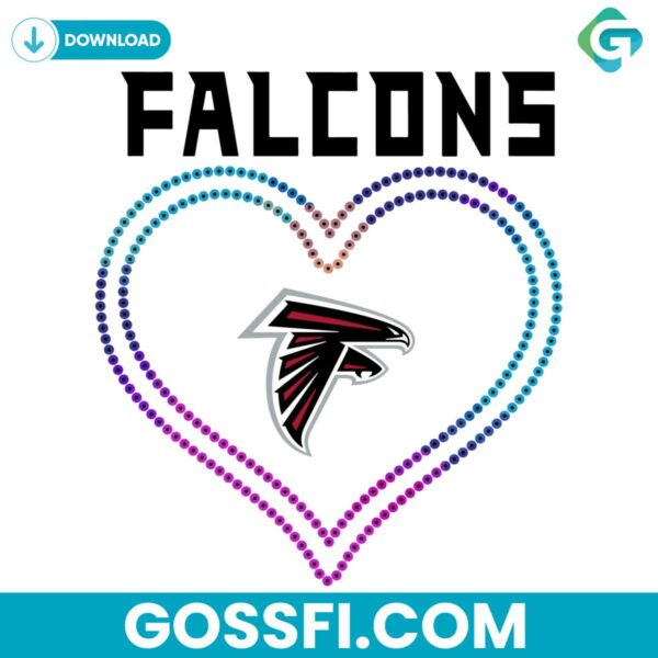 atlanta-falcons-heart-svg-digital-download