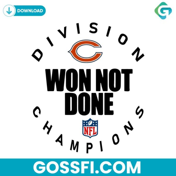 chicago-bears-nfl-division-won-not-done-champion-svg