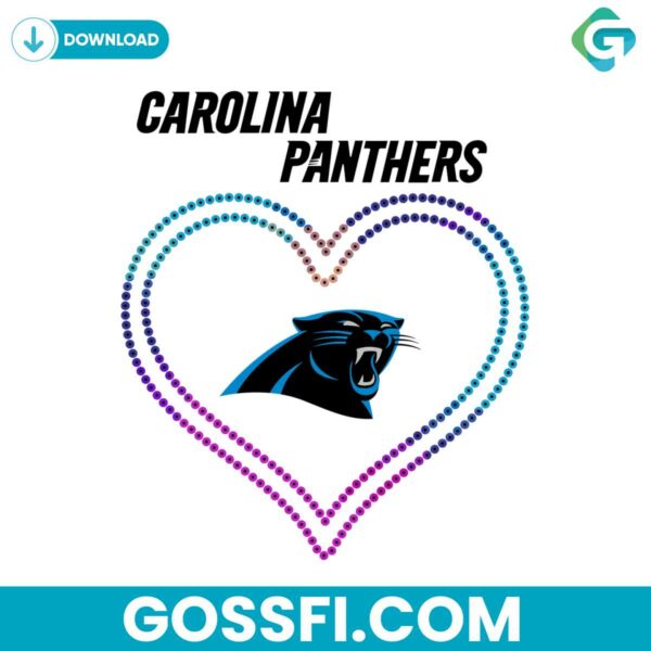 carolina-panthers-heart-svg-digital-download