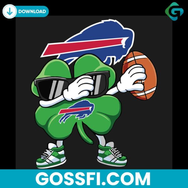 dabbing-shamrock-st-patricks-day-buffalo-bills-svg