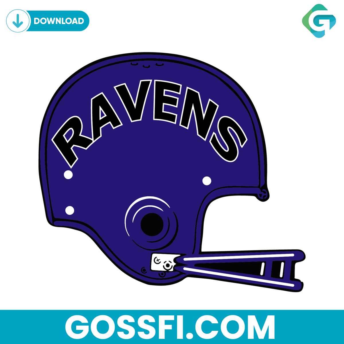 baltimore-ravens-football-helmet-svg