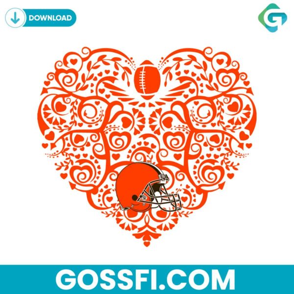 cleveland-browns-football-heart-svg