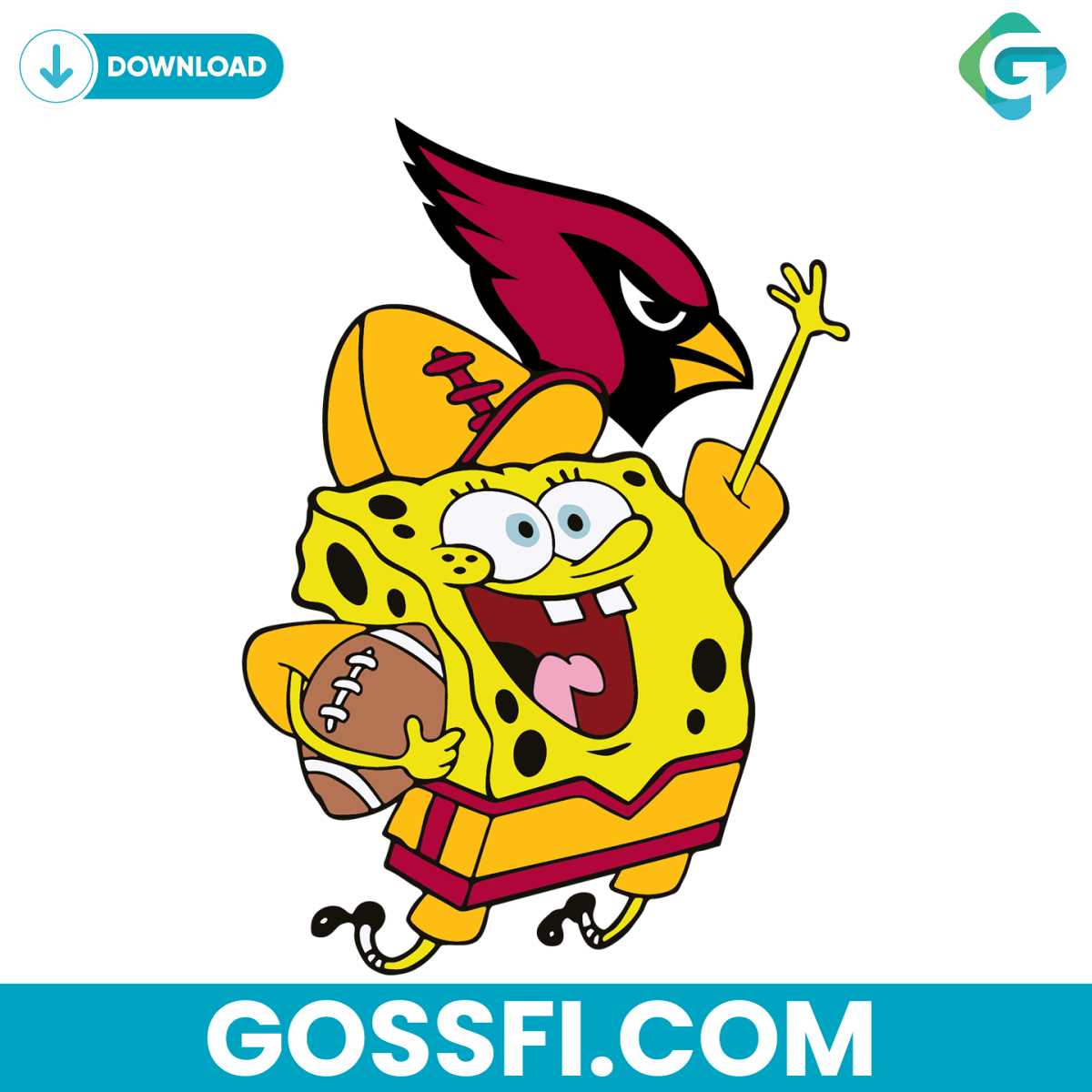 arizona-cardinals-football-spongebob-svg