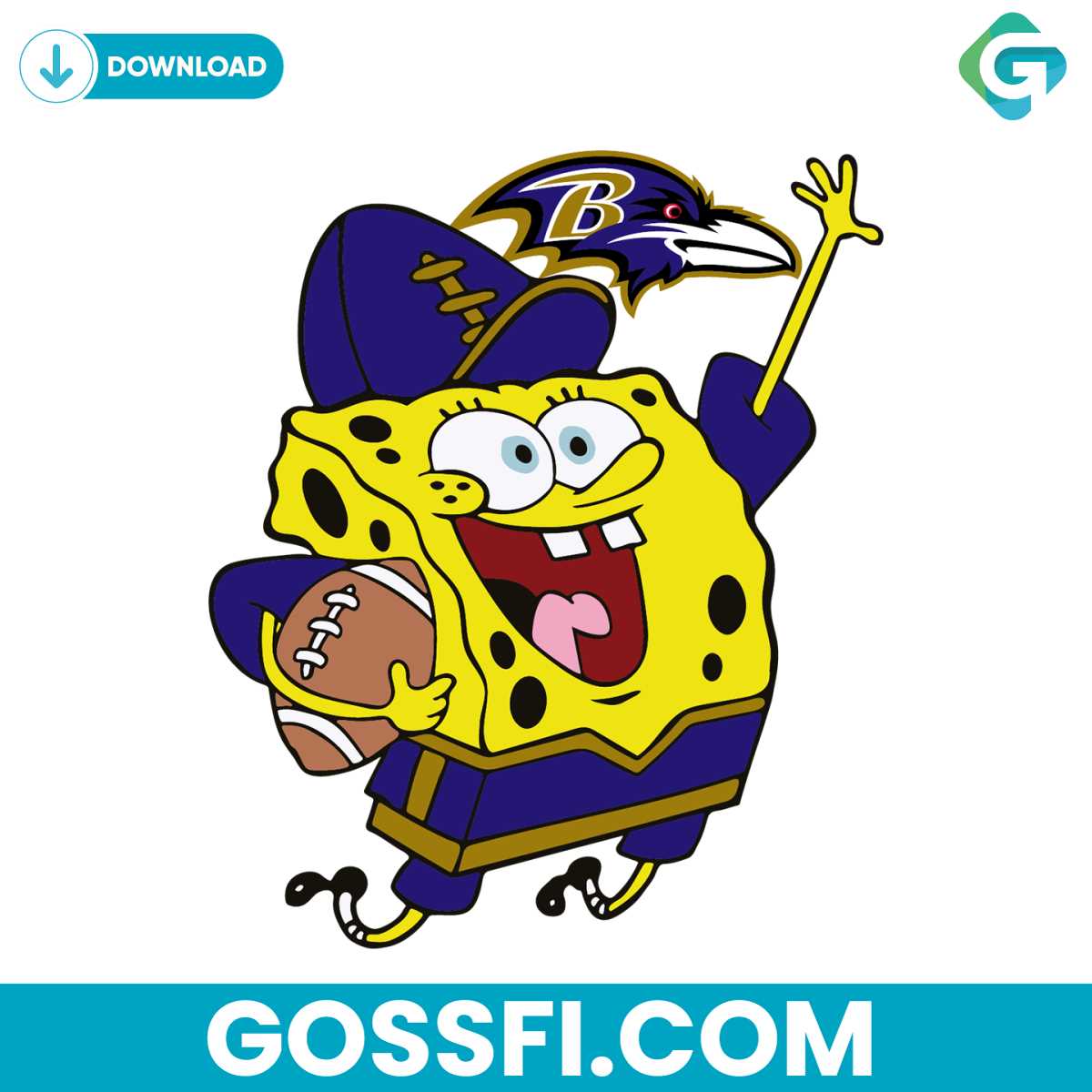 baltimore-ravens-football-spongebob-svg