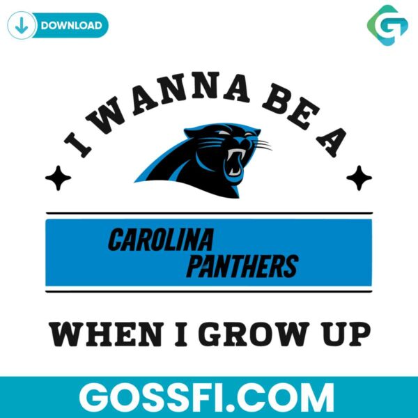 i-wanna-be-a-panthers-when-i-grow-up-svg