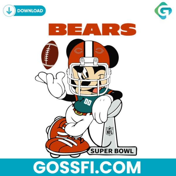 mickey-mouse-chicago-bears-svg