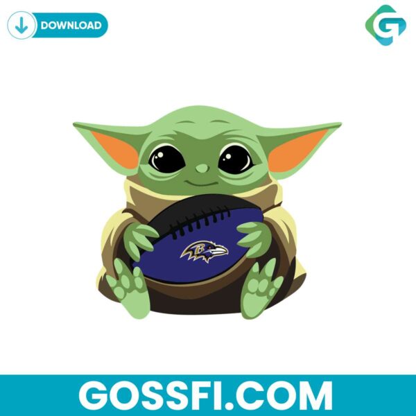 baltimore-ravens-baby-yoda-svg-digital-download