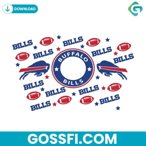 buffalo-bills-starbucks-wrap-svg-digital-download