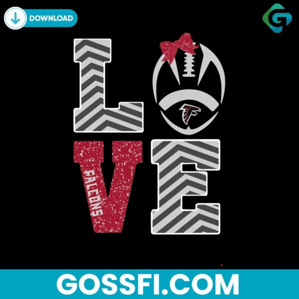 love-falcons-football-svg-digital-download