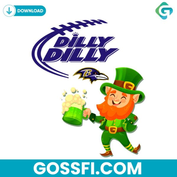 baltimore-ravens-dilly-dilly-patrick-day-svg