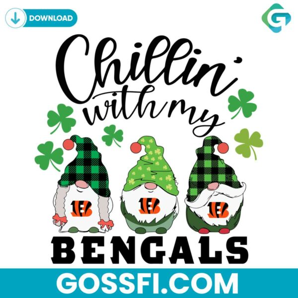 chillin-with-my-bengals-svg-digital-download
