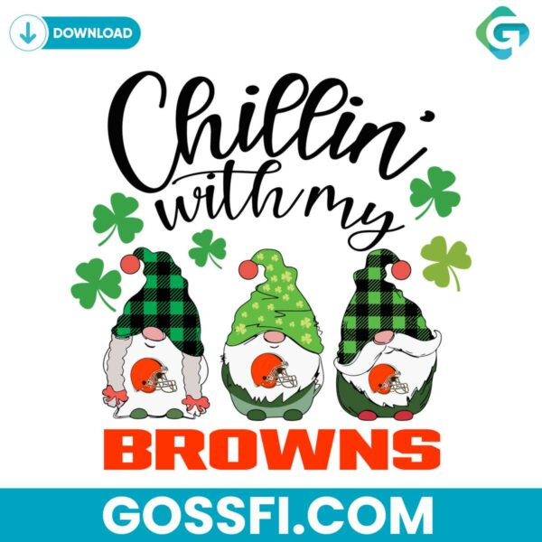 chillin-with-my-browns-svg-digital-download