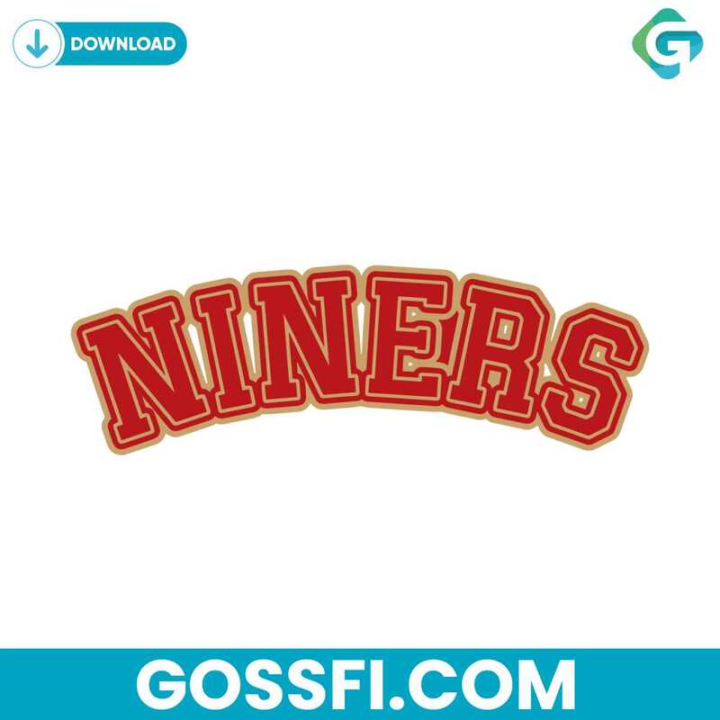 SAN FRANCISCO 49ERS SVG A DIGITAL ODE TO FOOTBALL FANDOM 2 Niners San Francisco Football Svg Digital Download