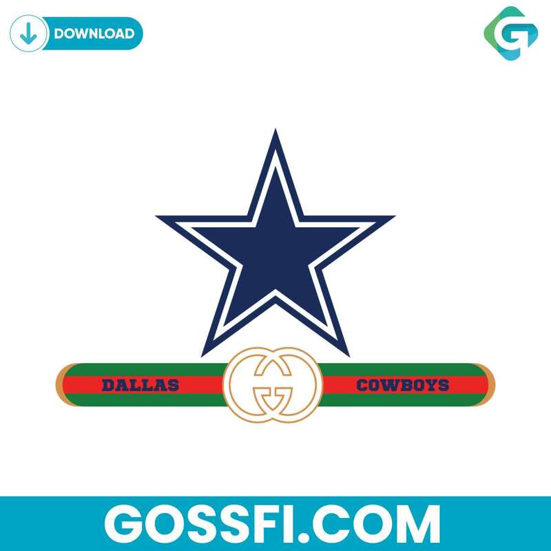 DALLAS COWBOYS SVG CRAFTING DIGITAL EXCELLENCE 3 Dallas Cowboys Gucci Logo Svg Digital Download