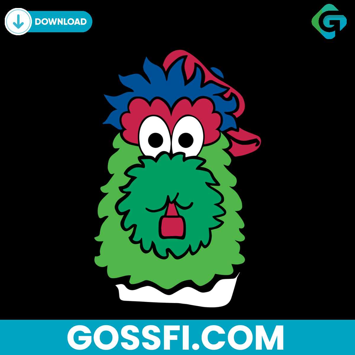 phanatic-mascot-face-svg-cricut-digital-download