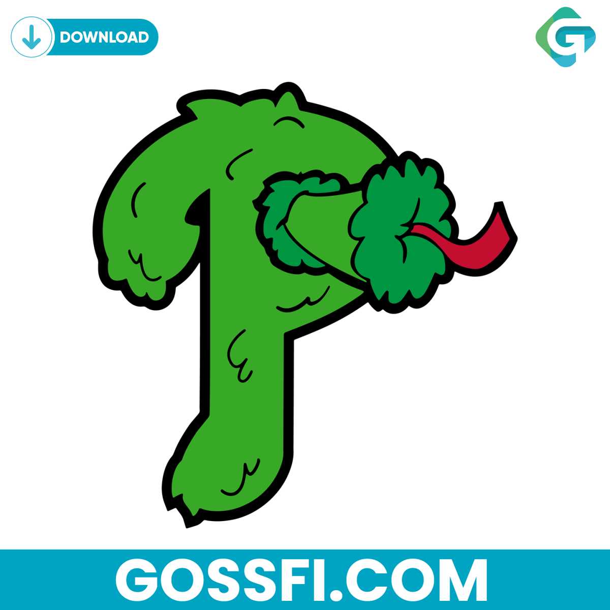 phillies-phanatic-baseball-mascot-svg-digital-download
