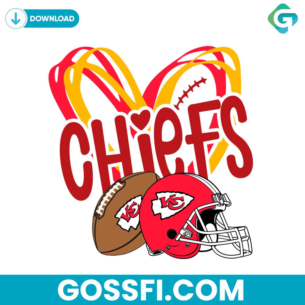 kansas-city-chiefs-football-heart-helmet-svg