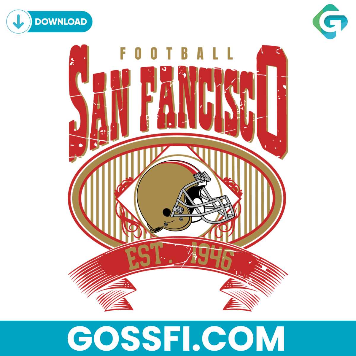 san-francisco-football-helmet-svg-digital-download