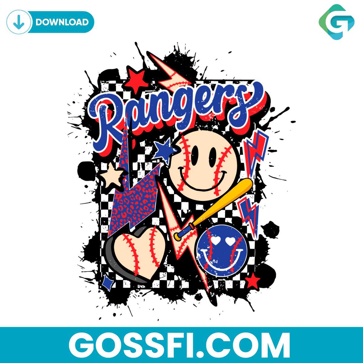 retro-rangers-baseball-svg-cricut-digital-download