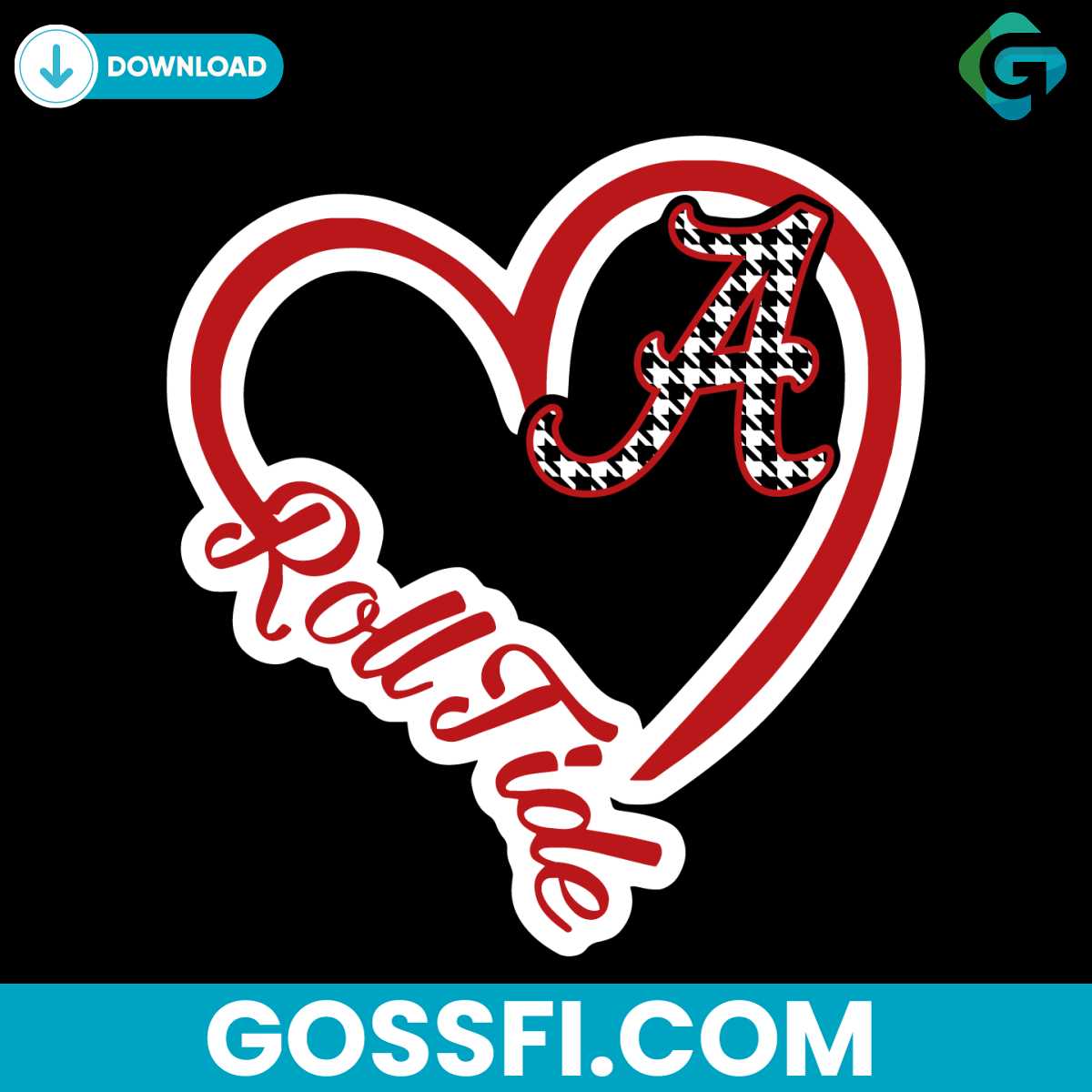 alabama-crimson-roll-tide-heart-svg-digital-download