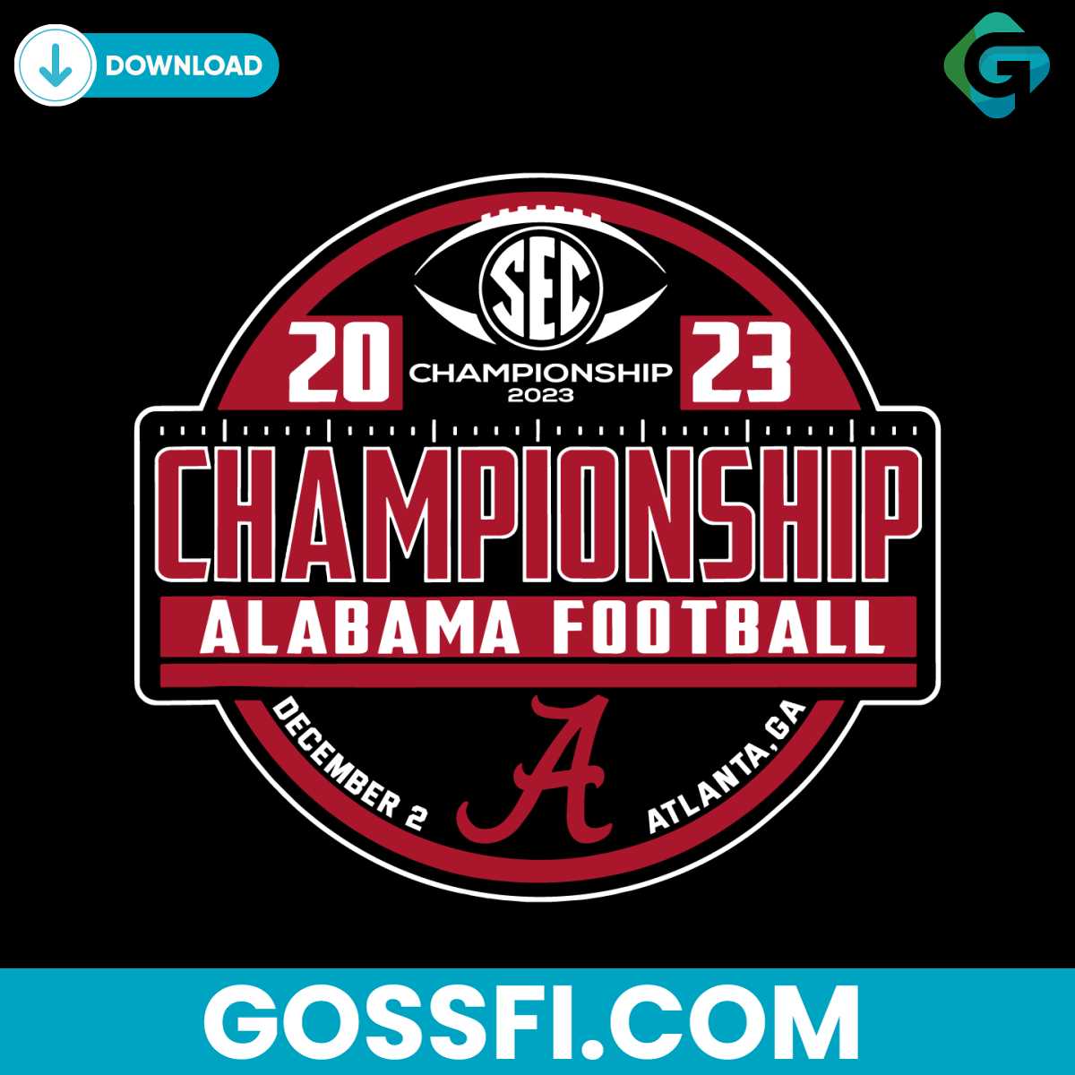 alabama-crimson-tide-sec-championship-2023-svg