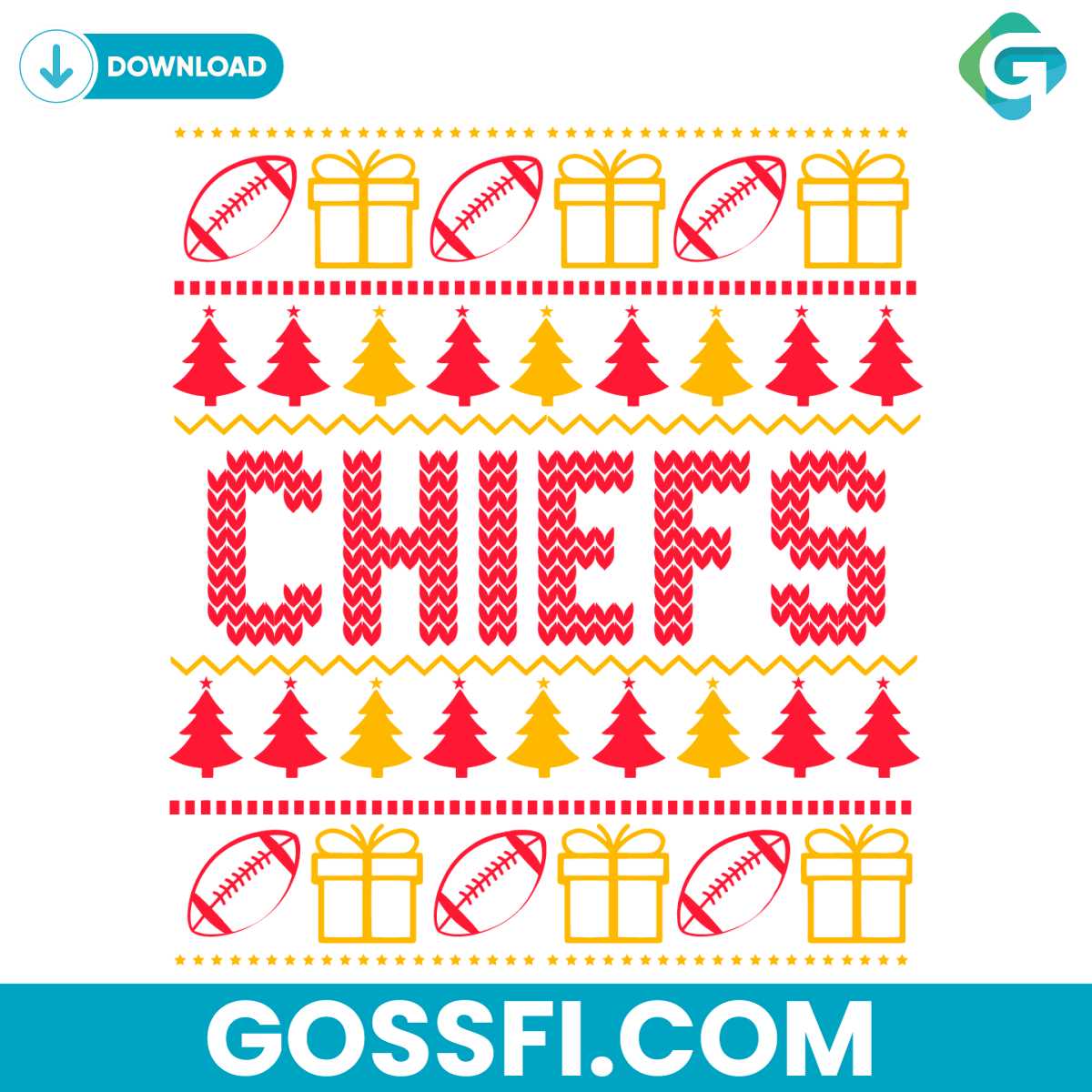 chiefs-football-christmas-svg-digital-download