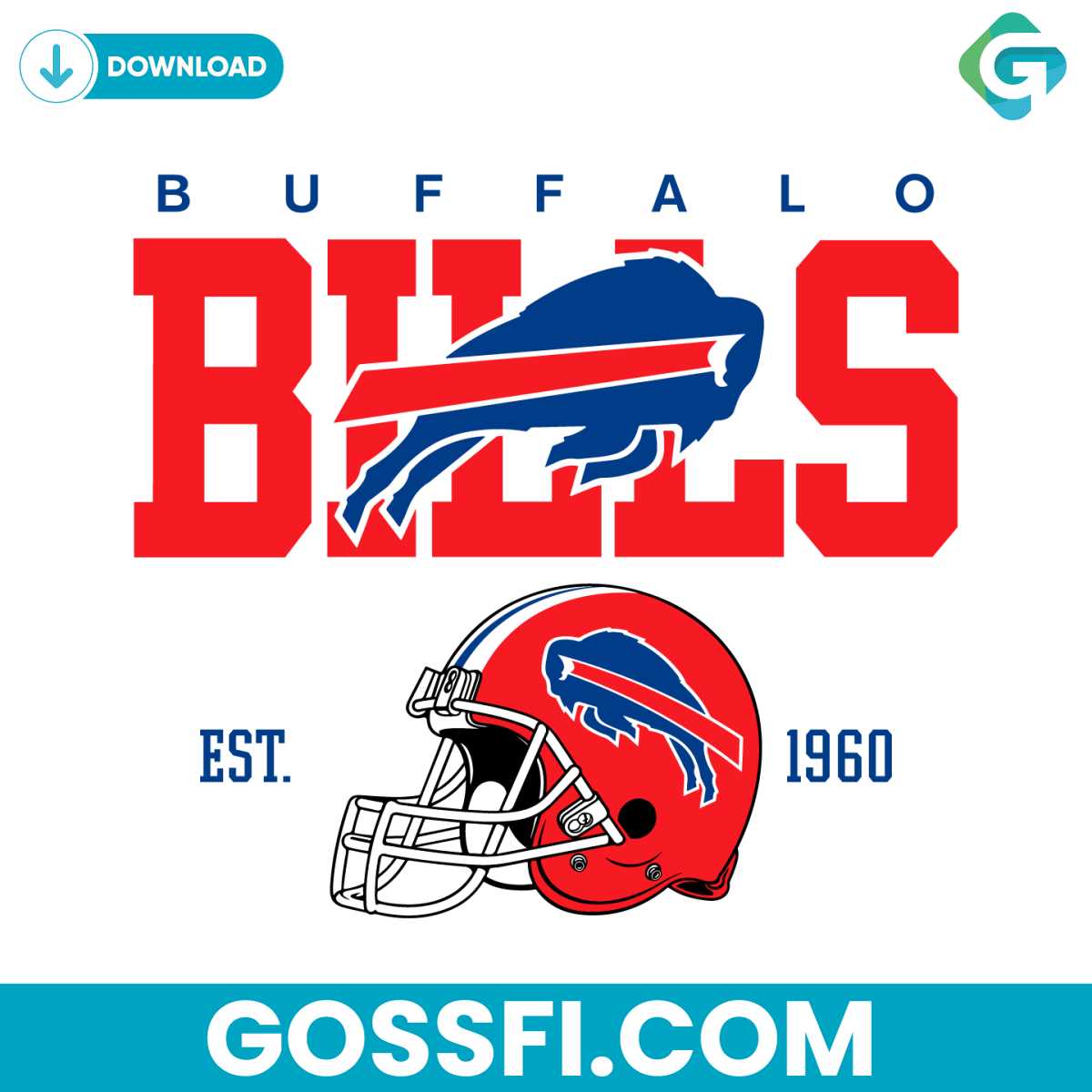 buffalo-bills-football-helmet-svg-digital-download