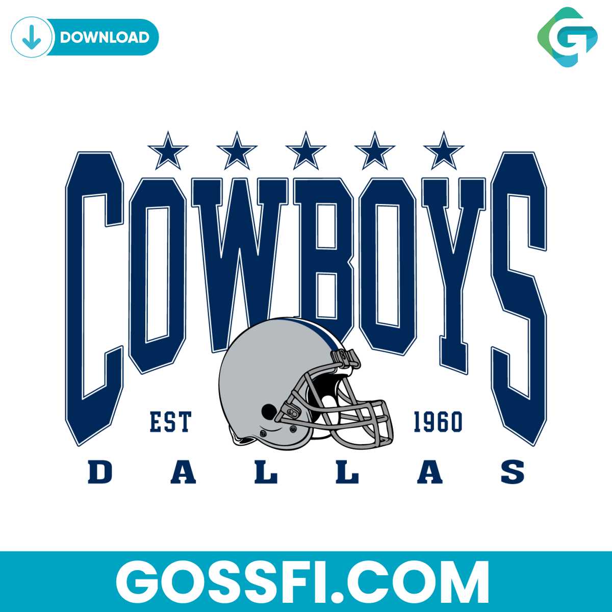 dallas-cowboys-helmet-stars-svg-digital-download
